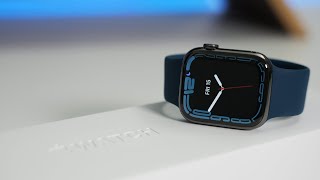 Apple Watch Series 7 Unboxing Setup and First Look [upl. by Vale314]