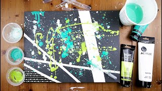 Splatter Paint technique [upl. by Everick]