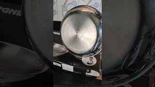 Bergner Argent Triply Stainless Steel Frypan Unboxing Review [upl. by Vanderhoek]