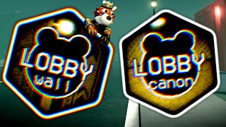 How to get LOBBY CANON amp LOBBY WALL ENDINGS in THE PIGGY BACKROOMS [upl. by Colt]