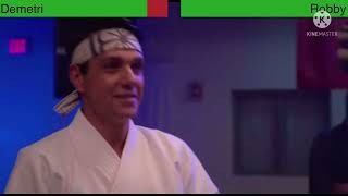 Robby vs Demetri  Cobra Kai S4E10 Clip [upl. by Llenna]