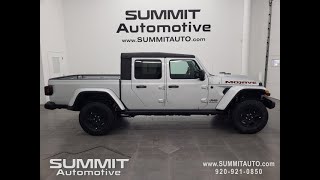 2023 JEEP GLADIATOR MOJAVE WRANGLER TRUCK SOFT TOP ZYNITH SILVER 4K WALKAROUND 23J28 SOLD [upl. by Llenrad]