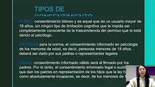 tipos de consentimiento informado en el ejercicio de la psicología en Colombia [upl. by D'Arcy775]