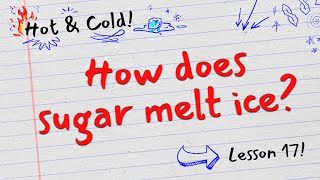 How does sugar melt ice [upl. by Wylde]