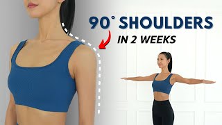 90° Lean Shoulders Workout  Get Beautiful Neck amp Shoulders  No Equipment Standing Only [upl. by Hastings]