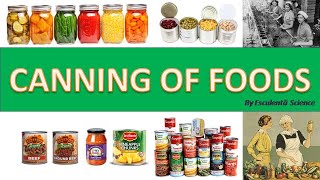 Food Canning l Food Preservation Methods  Lesson 10 l Food Processing Technology [upl. by Aisenat]