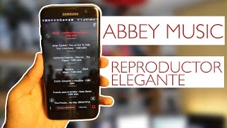 Abbey Music player un reproductor de Música ELEGANTE [upl. by Andy374]