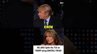 MELANIA says TRUMPS NO CONTROL FREAK shorts funny trump [upl. by Melicent]