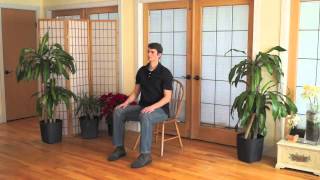 Mindful Chair Yoga A 15 Minute Beginner Practice [upl. by Wehhtam]