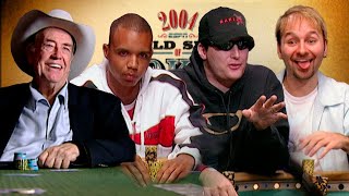 Phil Ivey Doyle Brunson Daniel Negreanu amp Phil Hellmuth Clash in WSOP Tournament of Champions [upl. by Reizarf]