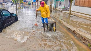 Mastering Drain Unclogging From Flooded Streets to Clear Pathways [upl. by Lutero]