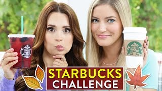 STARBUCKS CHALLENGE Fall Drinks [upl. by Lombardi]