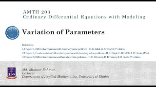 Variation of parameters  CauchyEuler Equation  Solving ODE with variable coefficients  Part1 [upl. by Auginahs]