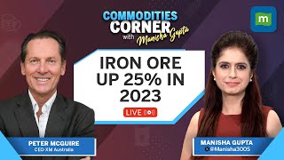 Live Iron Ore Hits 18Month High l Outlook For 2024  Commodities Corner [upl. by Abbye]