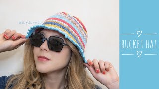 Bucket Hat quottrue colorsquot cappello uncinetto [upl. by Vani]