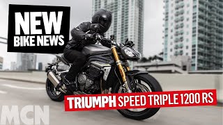 New Triumph Speed Triple 1200 RS revealed The original hooligan is reborn  MCN Bike News [upl. by Verneuil792]