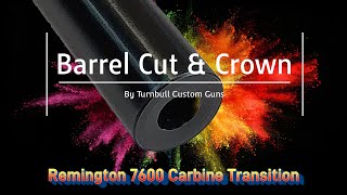 Crowning a Rifle barrel using Manson Precision Reamers Crowning tools [upl. by Kare75]