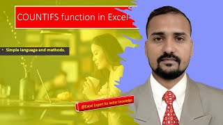 COUNTIFS function in Excel [upl. by Lytsyrk]