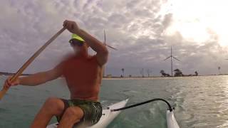 CANOE SURFING DOWNWIND OC1  FORTALEZACEARÁ  BRAZIL [upl. by Gow]