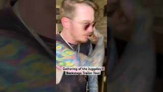 Backstage Trailer Tour  Gathering of the Juggalos 2023 comedy metal gathering gotj2023 [upl. by Elyac607]