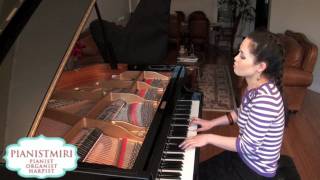 Adele  Set Fire to the Rain  Piano Cover by Pianistmiri [upl. by Anreval]