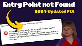 entry point not found windows 7 10 11 advapi32dll  obs64exe entry point not found windows 10 [upl. by Azila737]