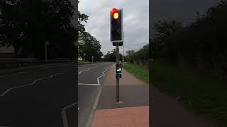 Witham Hatfield Road B1389 Siemens Helios CLS Traffic Lights Toucan Crossing [upl. by Strickler]