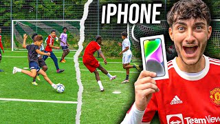 EPISCHE WM FUßBALL CHALLENGE vs ABONNENTEN um iPHONE 14 [upl. by Elehcim]