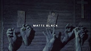 UICIDEBOY  MATTE BLACK Lyric Video [upl. by Naugan]