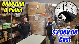 Unboxing an entire pallet of Nightmare before Christmas  We Paid 300000 For all of these items [upl. by Dasha]