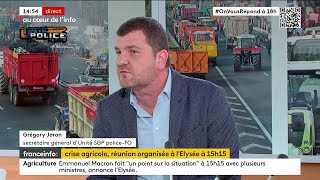 Gregory Joron décrypte la crise agricole sur France info [upl. by Fawcett]