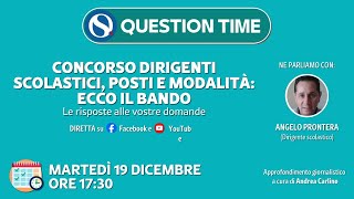 Concorso dirigenti scolastici posti e modalità ecco il bando [upl. by Aspa]