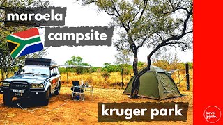 Campsite Review Maroela Satellite Camp Kruger National Park Kruger Park Self Drive [upl. by Armbrecht980]