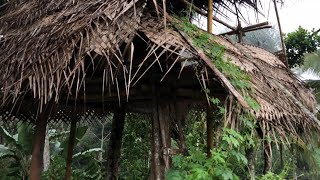 පැල  Build the hut using wooden  pel rakinawa  traditional sri lankan society [upl. by Rapsac]