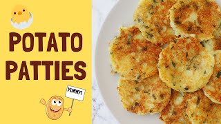 Mashed Potato Cake Recipe for Babies Toddlers  Baby Food  Potato Patties [upl. by Gorski]