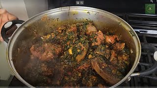 Delicioius Efo Riro  Cheks Cuisine food cooking africansoup subscribe like fyp world [upl. by Aynod]