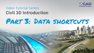 Civil 3D Tutorial 3 Data Shortcuts [upl. by Vail]