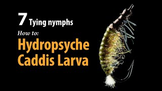 How to • Fly tying • Hydropsyche Caddis Larva • fishing tips [upl. by Yttocs209]