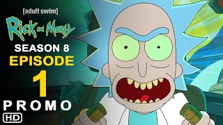 Rick and Morty Season 8 Episode 1 Promo HD  Adult Swim  Theory Ending Anime Review Trailer [upl. by Maxantia]