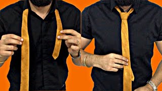 Windsor knot skinny tie very easy [upl. by Googins]