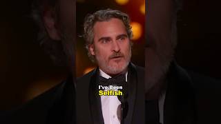 Joaquin Phoenix Emotional Oscar Speech joaquinphoenix [upl. by Yesnil]