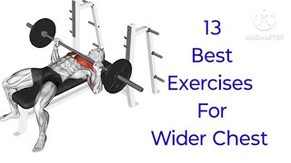 13 Best Exercises For Wider Chest l Mohit Fitness [upl. by Carthy202]