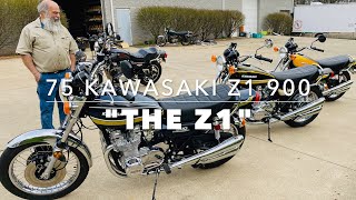 75 Kawasaki Z1 900 quotTHE Z1quot Best Friends Surprise Reveal [upl. by Yelir461]