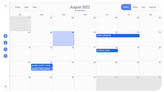 React Calendar Project  React Js  Cool Programming Projects [upl. by Hills]