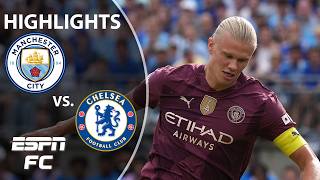 ERLING HAALAND HAT TRICK 🙌 Manchester City vs Chelsea in Columbus  Highlights  ESPN FC [upl. by Etteniotnna]