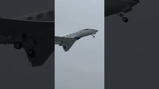 Pheobe’s new Gulfstream G500 taking off from Cape May Airport [upl. by Ecirbaf]