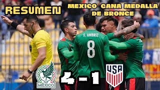 Goleada de MEXICO  MEXICO 4  1 ESTADOS UNIDOS SUB 23 RESUMÉN COMPLETO PANAMERICANOS SANTIAGO 2023 [upl. by Enaled]