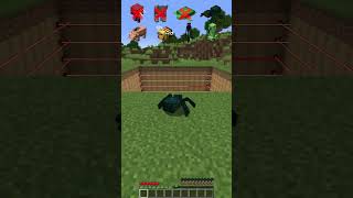 Laser Gap vs Thinnest Mobs minecraft shorts meme [upl. by Orpha721]