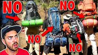 10 STUPID but Common Beginner Backpacking Mistakes just stop [upl. by Noillimaxam]