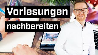 Vorlesung effektiv nachbereiten 👉 Später viel weniger lernen [upl. by Nnyleitak]